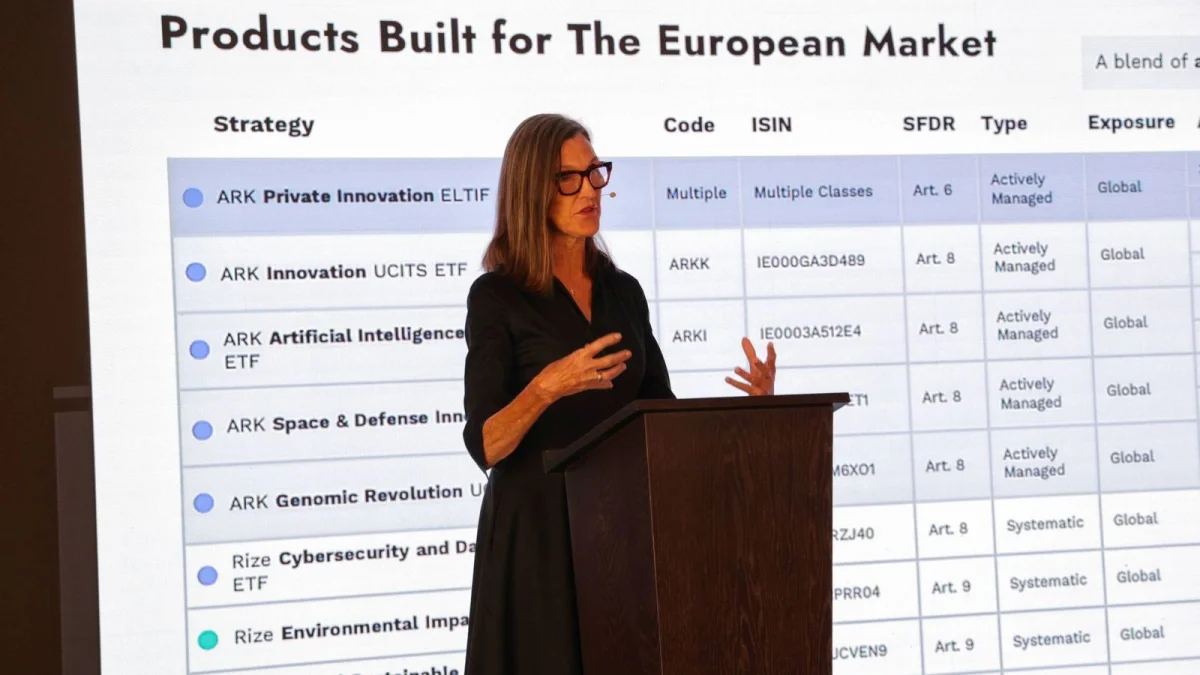 Cathie Wood de ARK Invest asegura que la IA transformará la economía global a largo plazo