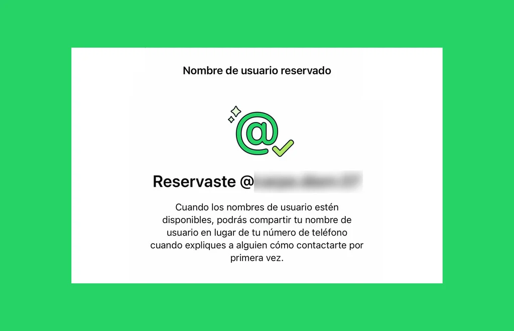 Cientos de usuarios ya aseguran su nombre en WhatsApp y evitan sorpresas futuras