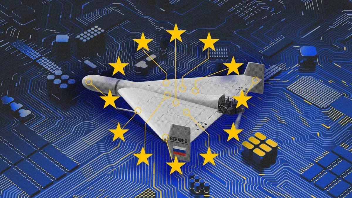 Drones rusos en Ucrania utilizan más de cien componentes fabricados en la UE