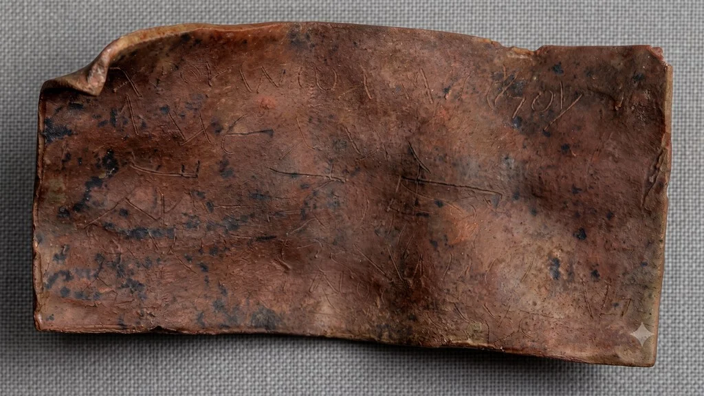 Expertos en arqueología advierten sobre la maldición de la misteriosa tablilla de plomo encontrada