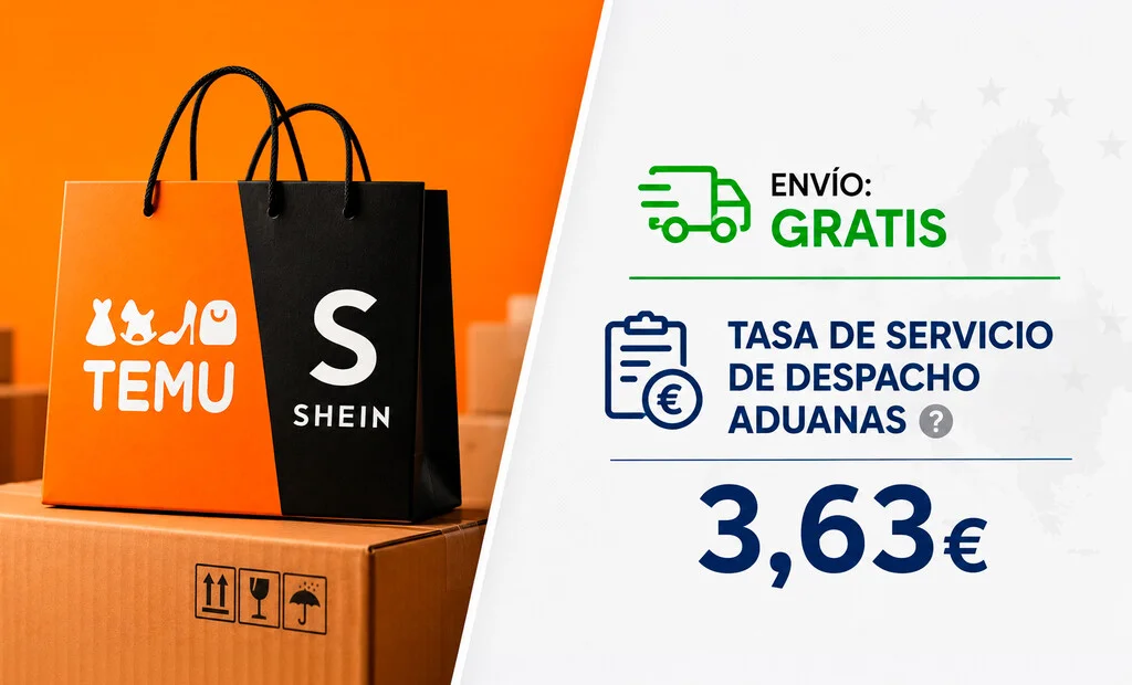 Los compradores de Temu, AliExpress y Amazon notan cambios en su factura final con nueva tasa de la UE