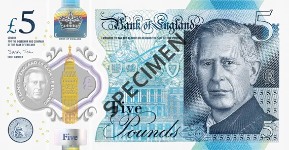Los nuevos billetes del Banco de Inglaterra incluirán fauna en lugar de figuras históricas.
