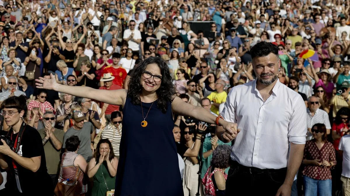 Rufián propone un "frente" en Cataluña mientras descarta su candidatura nacional