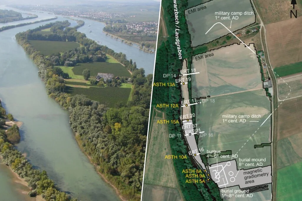 Un descubrimiento arqueológico sorprendente: un canal romano de 300 años revelado en el Rin